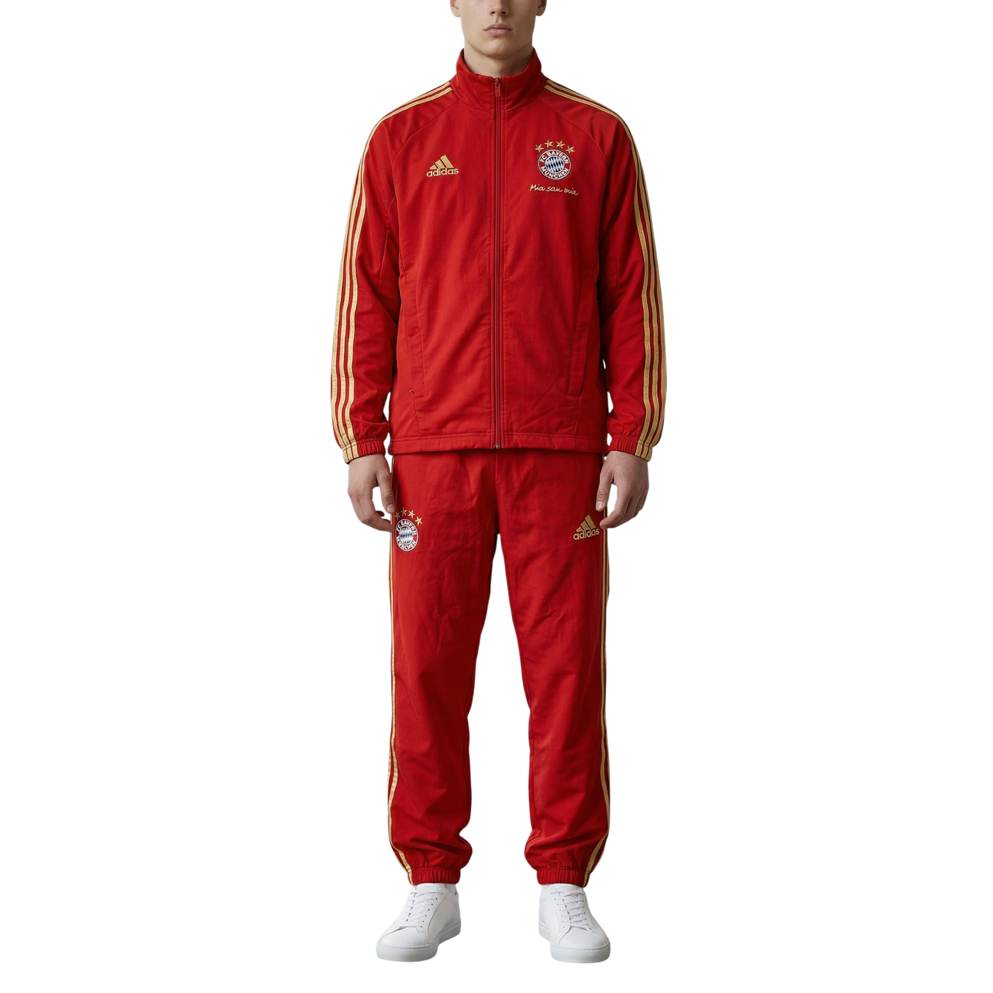 Adidas FC Bayern Tracksuit 2011 Red Size M
