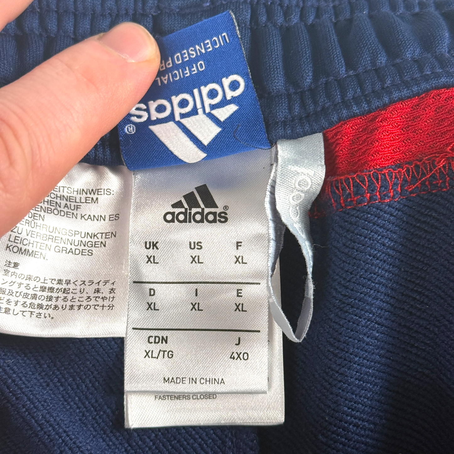 Adidas Frankreich Trackpants Size XL
